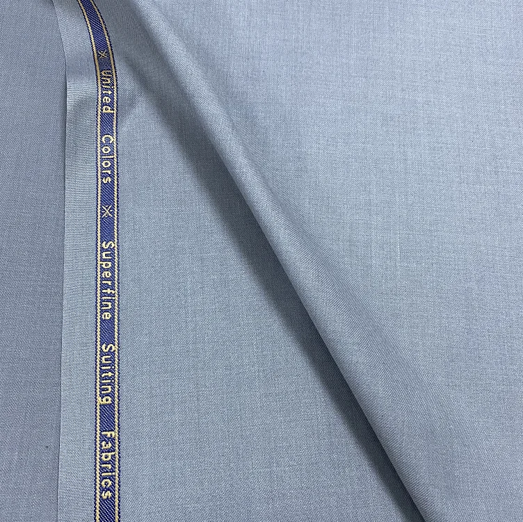 Fashionable Soft Plain High Quality Wholesale TR Polyester Rayon Mens Suiting Fabric