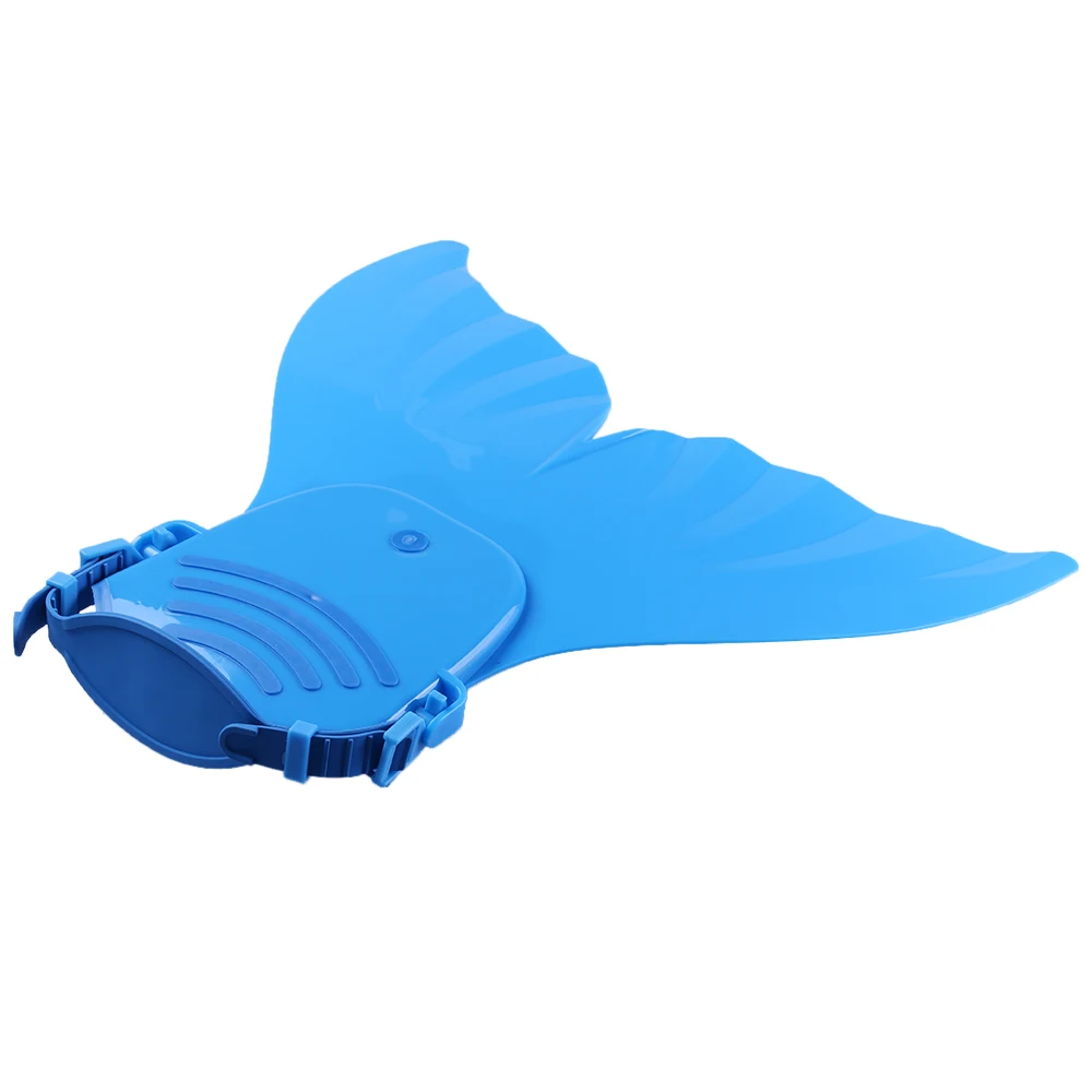 Blue Color Adjustable Mermaid Swim Fin for Swimming Training Girl Boys Kids Children
