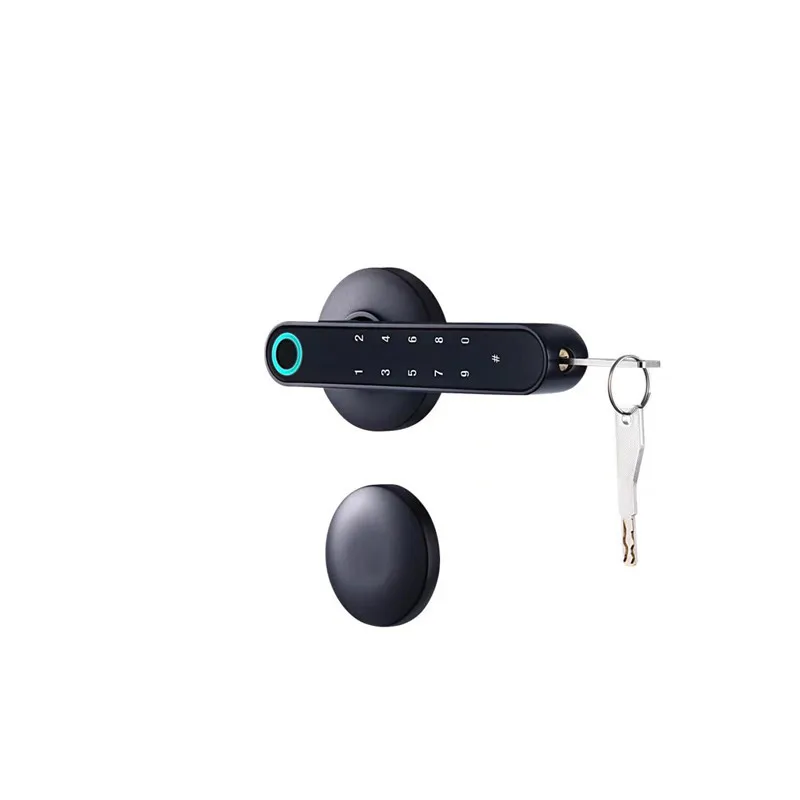 Ulock digital keyless tuya or tt app touch screen password european small smart euro cylinder door lock