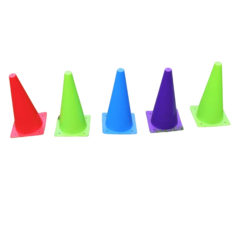 One-stop Solution Hat Shape Cone Soccer Training Cones Set with PE Material