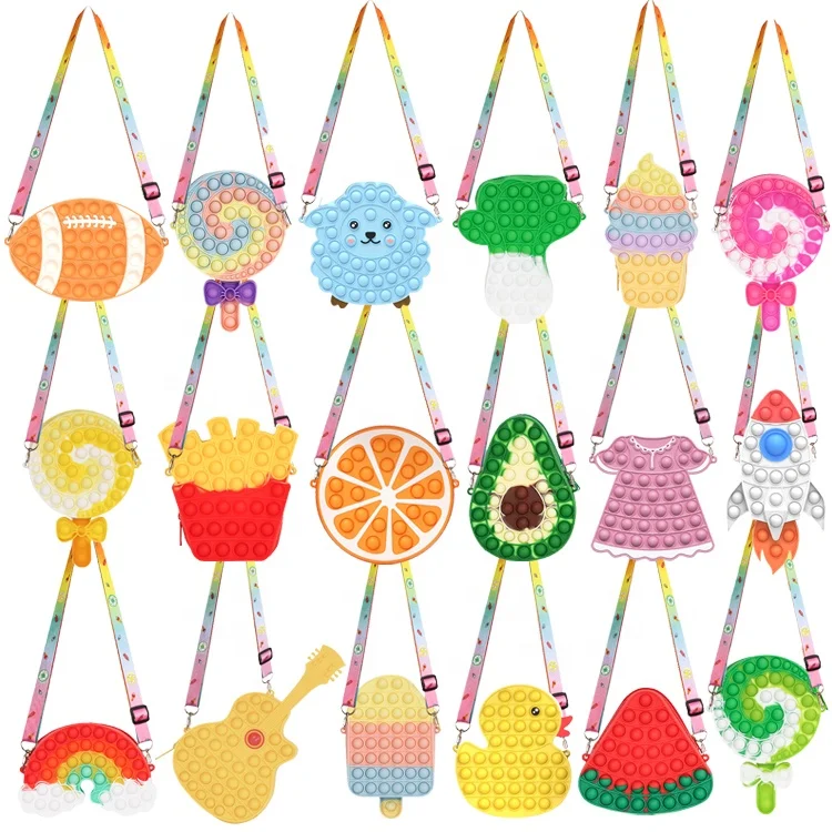 Avic 2022 Новый Радужный рюкзак для снятия стресса, антистресс, детские игрушки для сенсорных игр, рюкзак, милые игрушки-антистресс, сумка