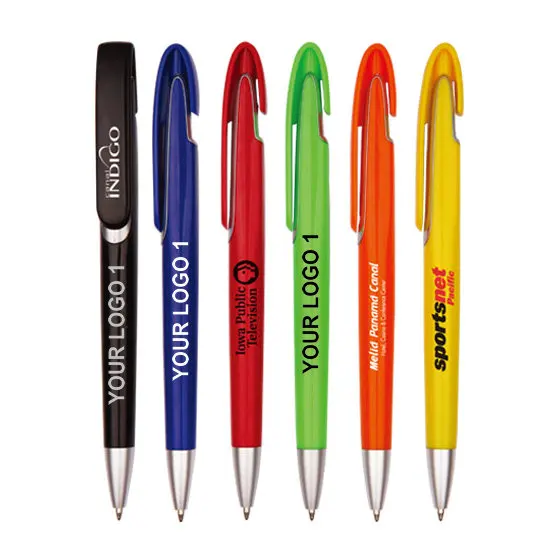 Personalized promotional plastic ball point pen cheap logo pen ballpoint printed pen with custom logo