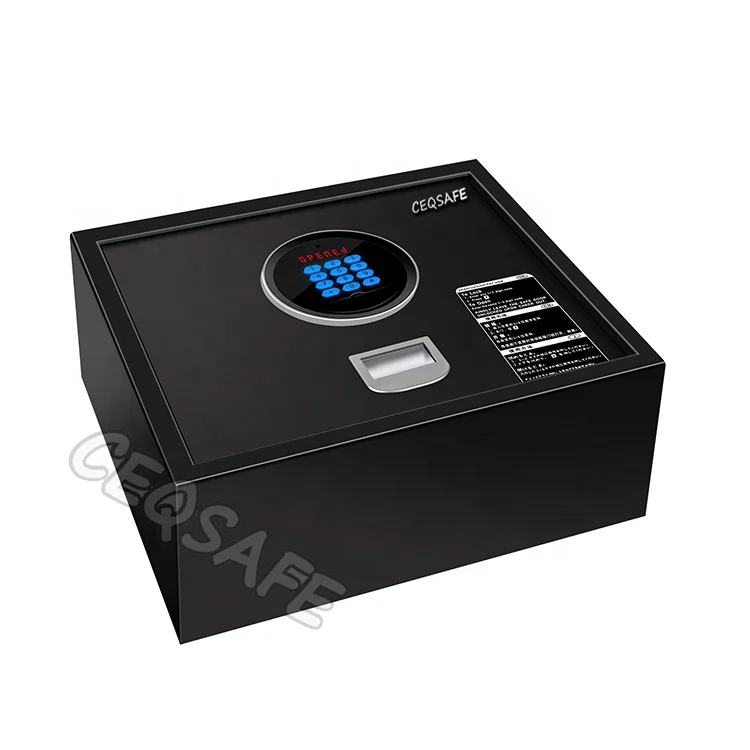 Цифровой черный Сейф для денег с передней крышкой, сейф для ноутбука, отеля, дома