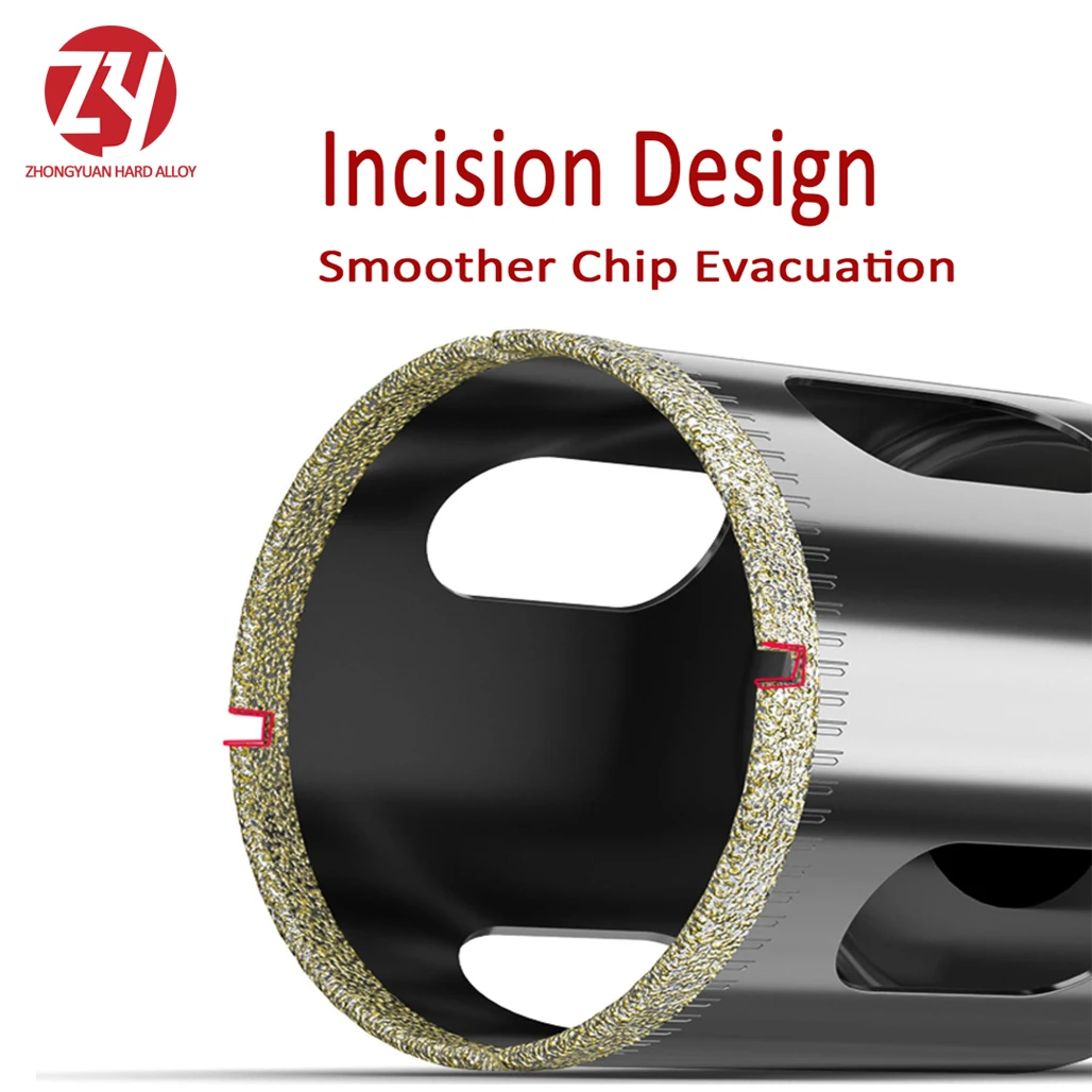 
Precision Forging Glass Hole Saw,Diamond Hole Saw Drill Bit 
