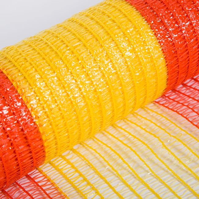 Cheap And High Quality Orange And Yellow Color Plastic Security Fence Netting 1*50M Safety Mesh Fence