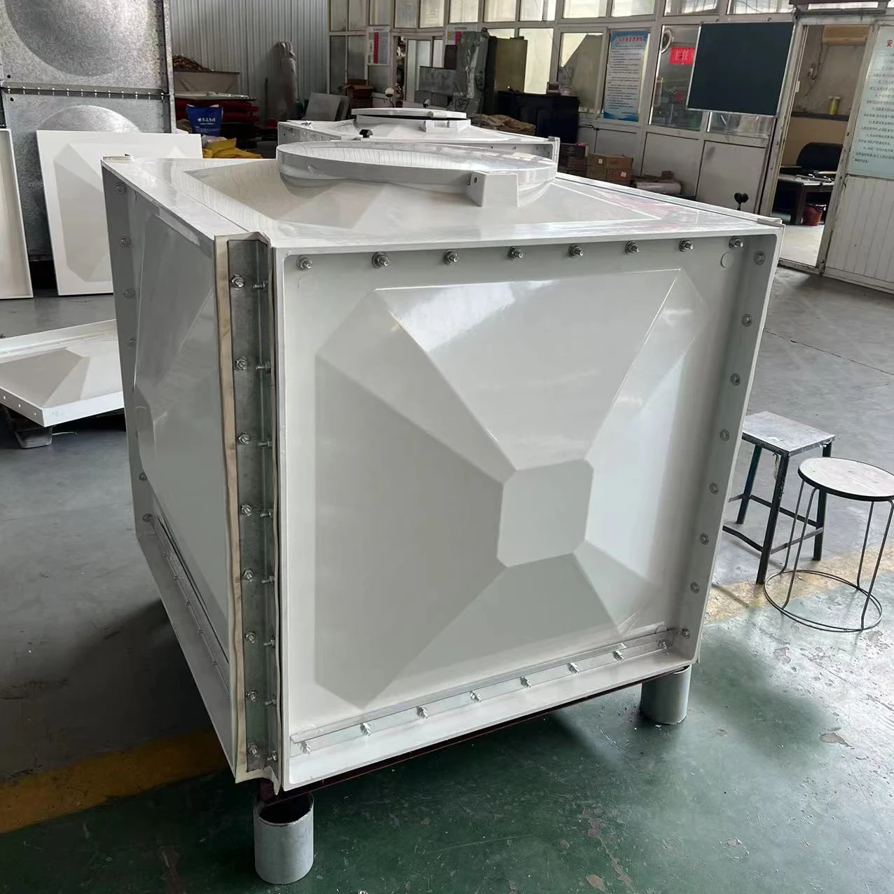 GRP fiber panel water tank for domestic water .Firefting Storage Tanks