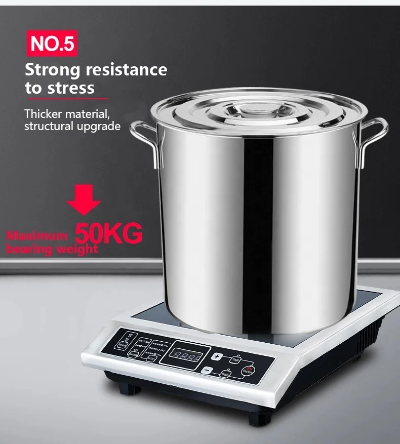 Горячая Распродажа цена портативная однокруглая 3500 Вт 220 В профессиональная электрическая индукционная плита высокой мощности