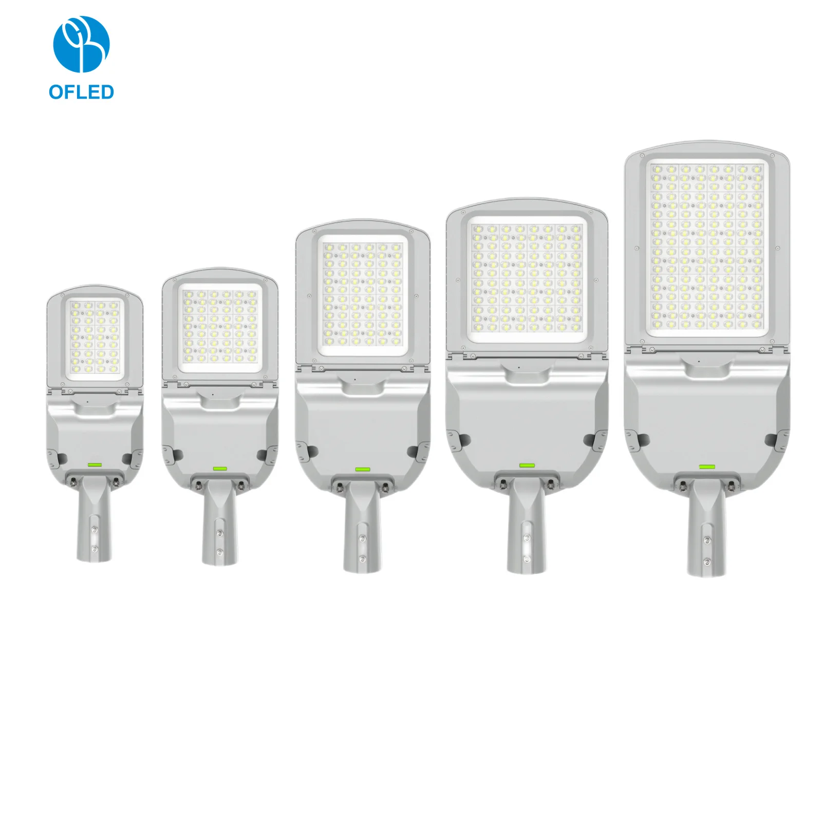 50W 100W 300W 150lm/W LED Street Lights with Photocell Dusk to Dawn Outdoor Parking Lot Light Road Area Lighting