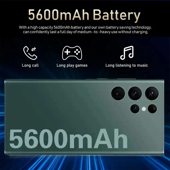 2022 новый телефон S22 Ultra 5g 7 3 дюймов 16 ГБ + 1 ТБ Android смартфон 12 0 мобильных телефонов