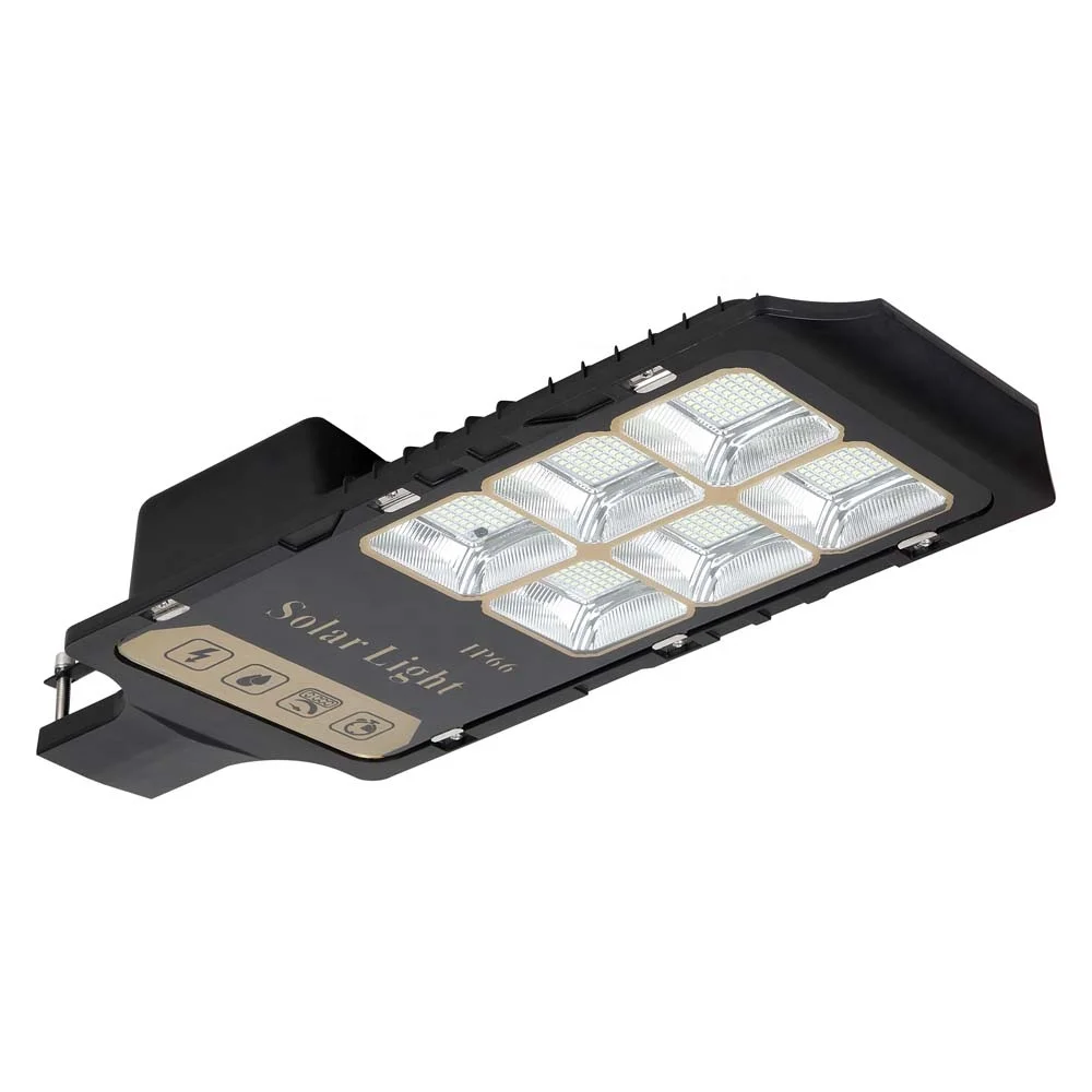 Gold plus supplier 5000 lumens all in one solar street led light with motion sensor