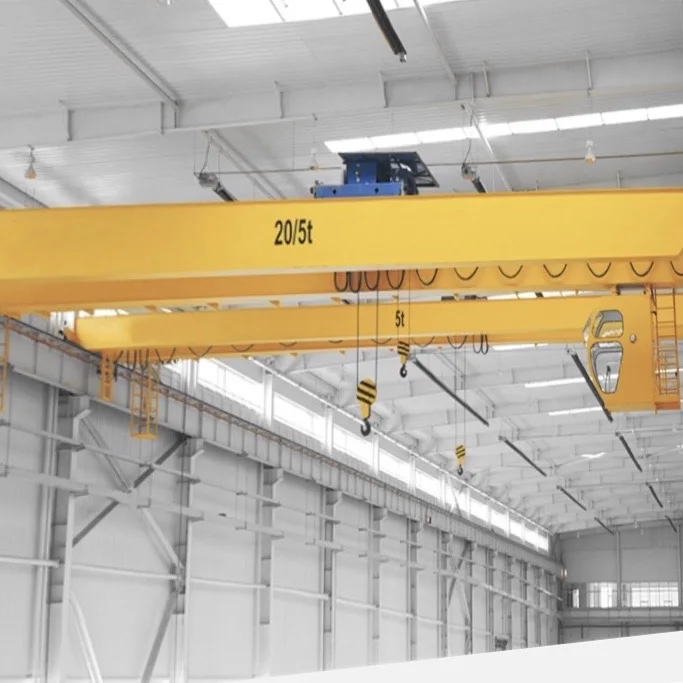 Мобильный Двухбалочный Мостовой Кран с электрическим подъемником