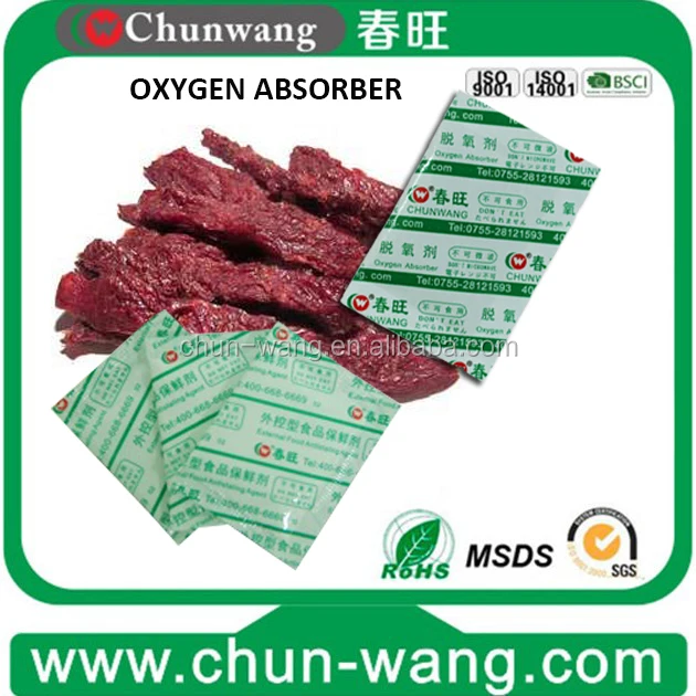 jujube coffee etc use O2 & CO2 absorber