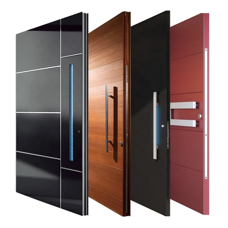 Pivot Door Modern Anti-Theft Main Door Design Luxury Exterior Front Entrance Doors For House