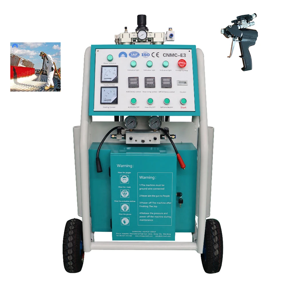 High pressure polyurethane and polyurea spray foam machine