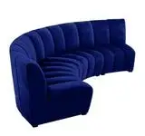 luxury wedding interior sofa modern sectionall cream velvet upholstered sofa