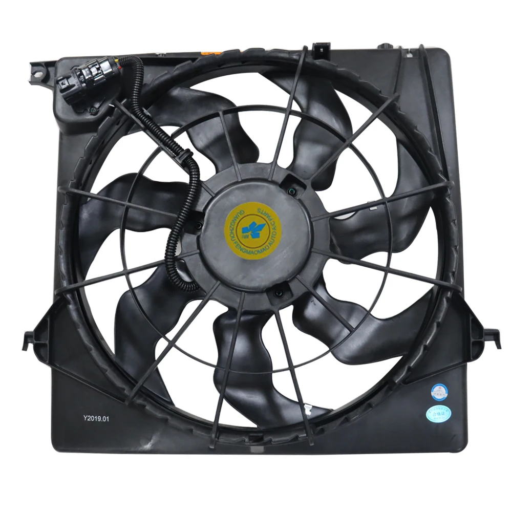 AC Cooling Radiator Fan Assembly for HYUNDAI SANTA FE IX45 25380-A1500 25380A1500 25380-2B701