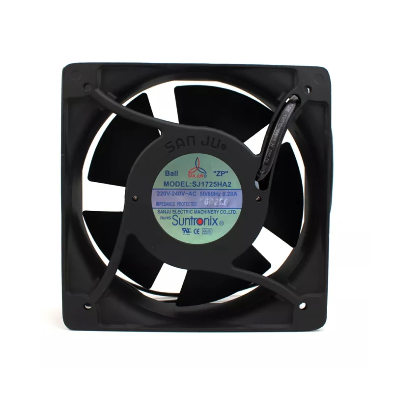 Suntronix SJ1725HA2 ac220V 0.28A 15050 Ball with Lead Wire Connection Square Fan 150*150*51 Axial Flow Fan (1600144471673)