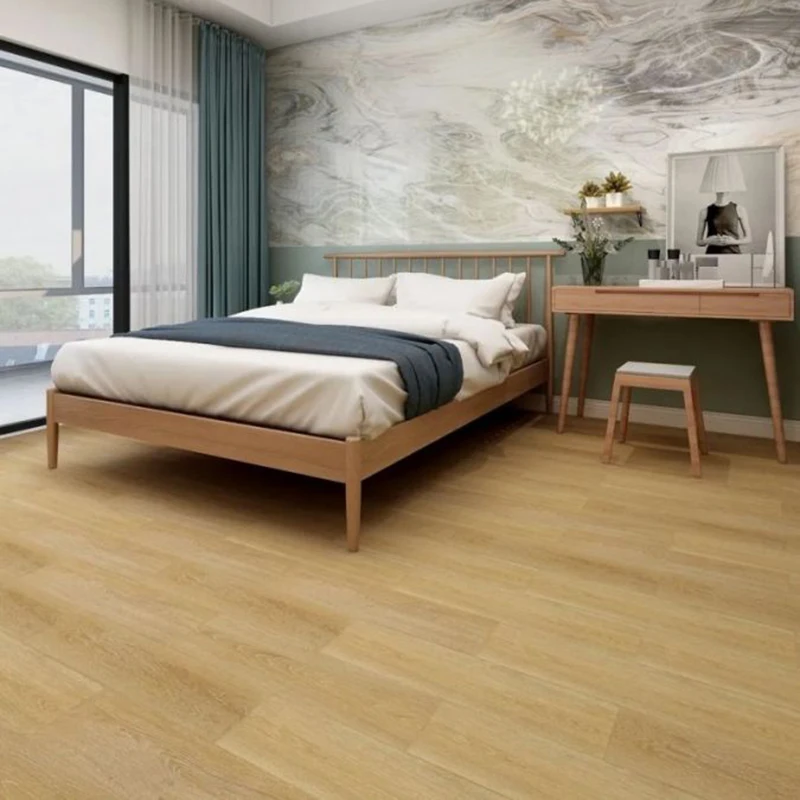 China Stainless Moisure Proof House 5Mm White V Groove Vinyl Laminate Floor With Back Cotton