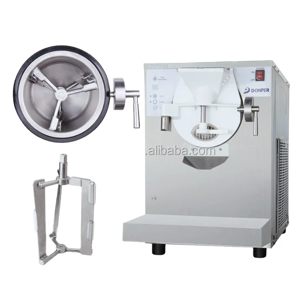 Donper Table Top Batch Freezer BTY7120 one touch dispensing gelato machine hard ice cream machine