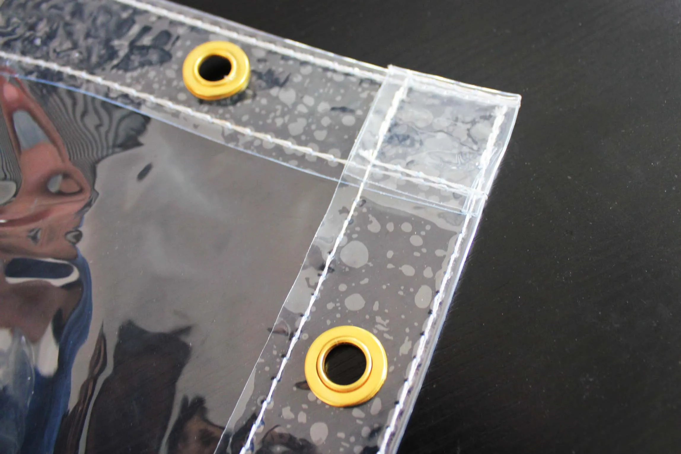 Transparent Tarpaulin Heavy Duty Partition Curtain for Garden Balcony Waterproof PVC Tarp