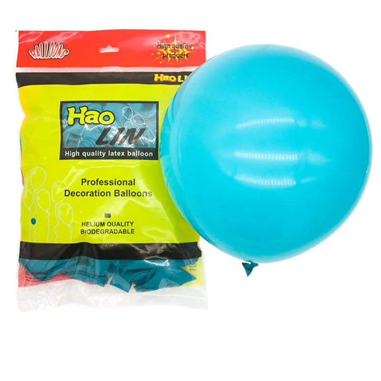 HaoLin 12 Inch 100 Pack 2.8 Gram Matte Latex Balloon Assorted Colors Round Thick Solid Colors Latex Balloons For Party Decor