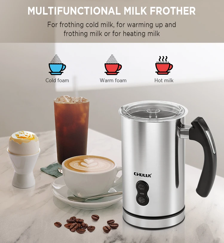 Горячая Распродажа 2021 Электрический вспениватель молока из нержавеющей стали