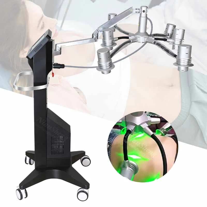 532nm Non-invasive Laser 6D lipo Laser Green Red light Cellulite Removal Slimming Lase Fat Removal Body Shape Shaping r Machine