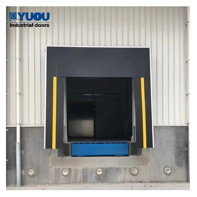 Low Cost Industrial manufacturer Sectional Pvc Retractable Container Automatic Mechanical Dock Shelters