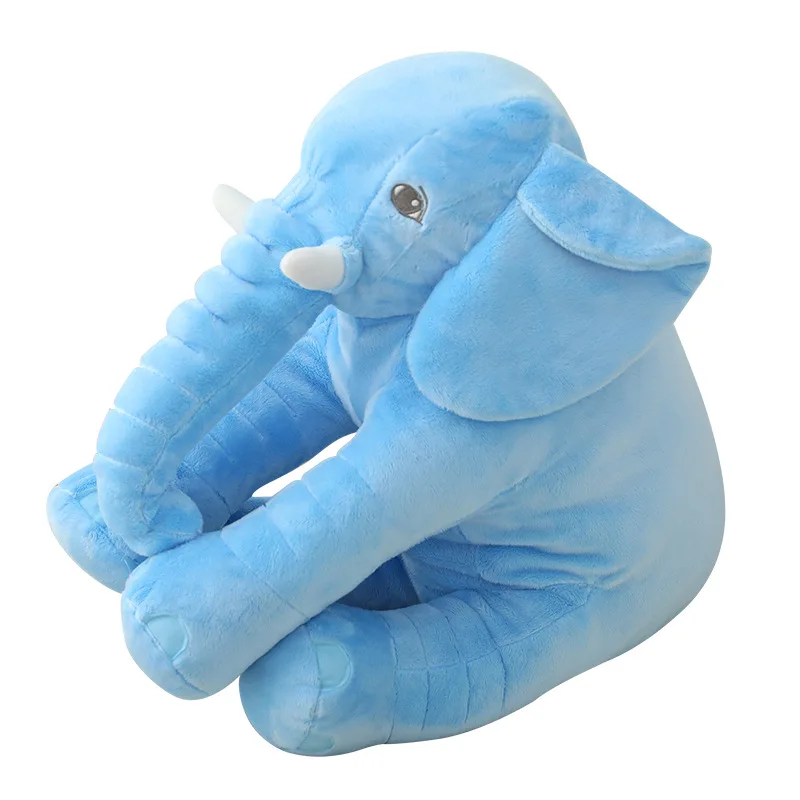 Hot Sell 60cm Cuddly Kids Gift Soft Cute Plush Toy Elephant Stuffed Animal Pillow