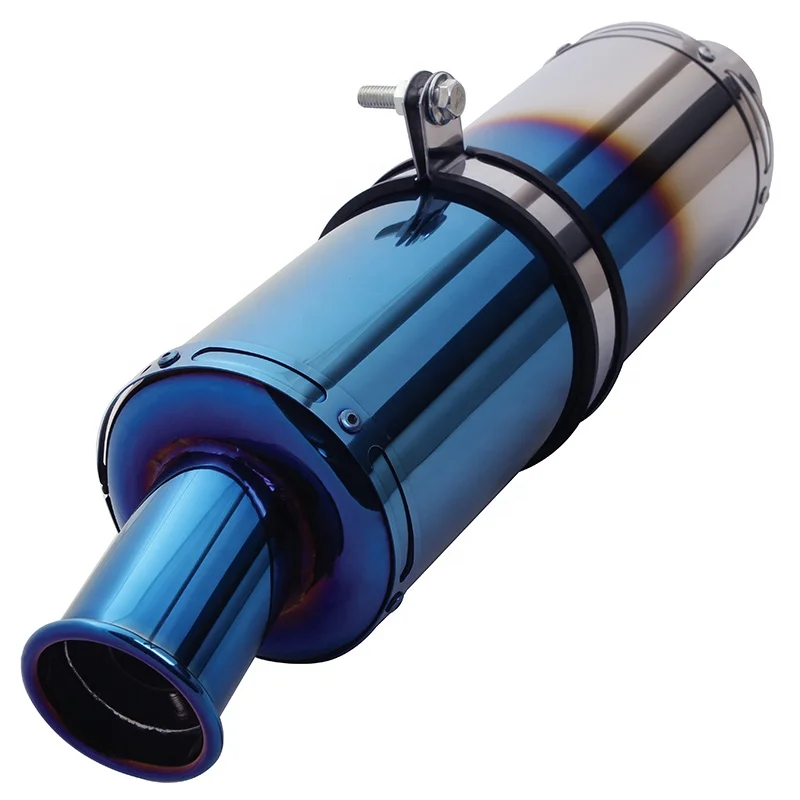 
T4 db killer racing motorcycle exhaust muffler blue exhaust motorcycle 