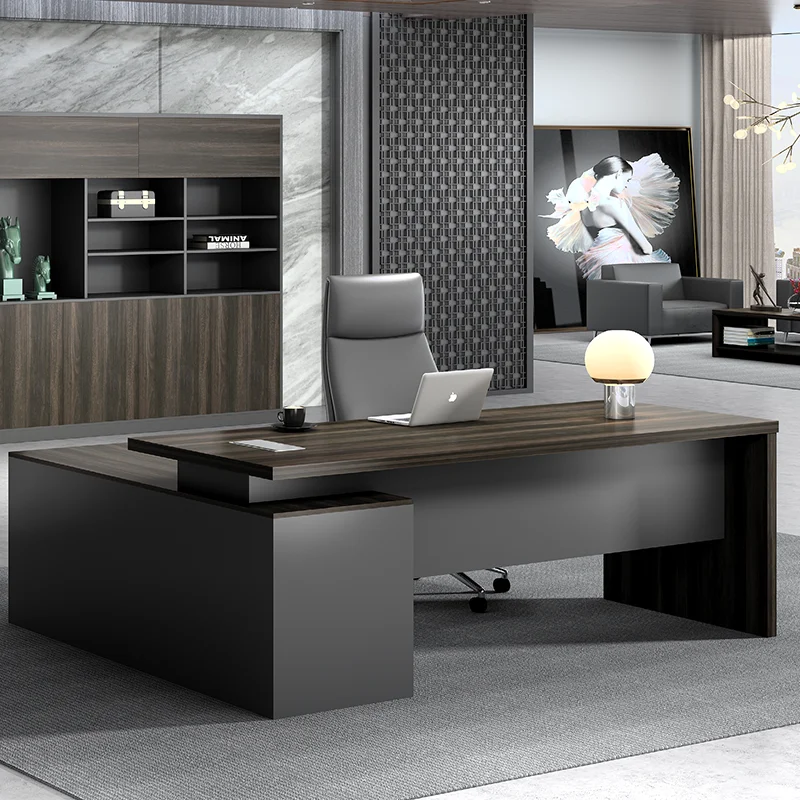 Офисная мебель в наличии, маленькие современные элегантные офисные столы из дерева для руководителей
