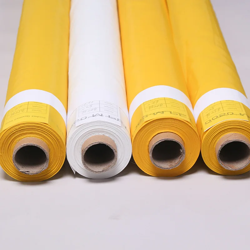 High Quality 25 50 100 150 200 250 300 400 500 Micron Nylon Polyester Screen Printing Mesh For Silk Screen