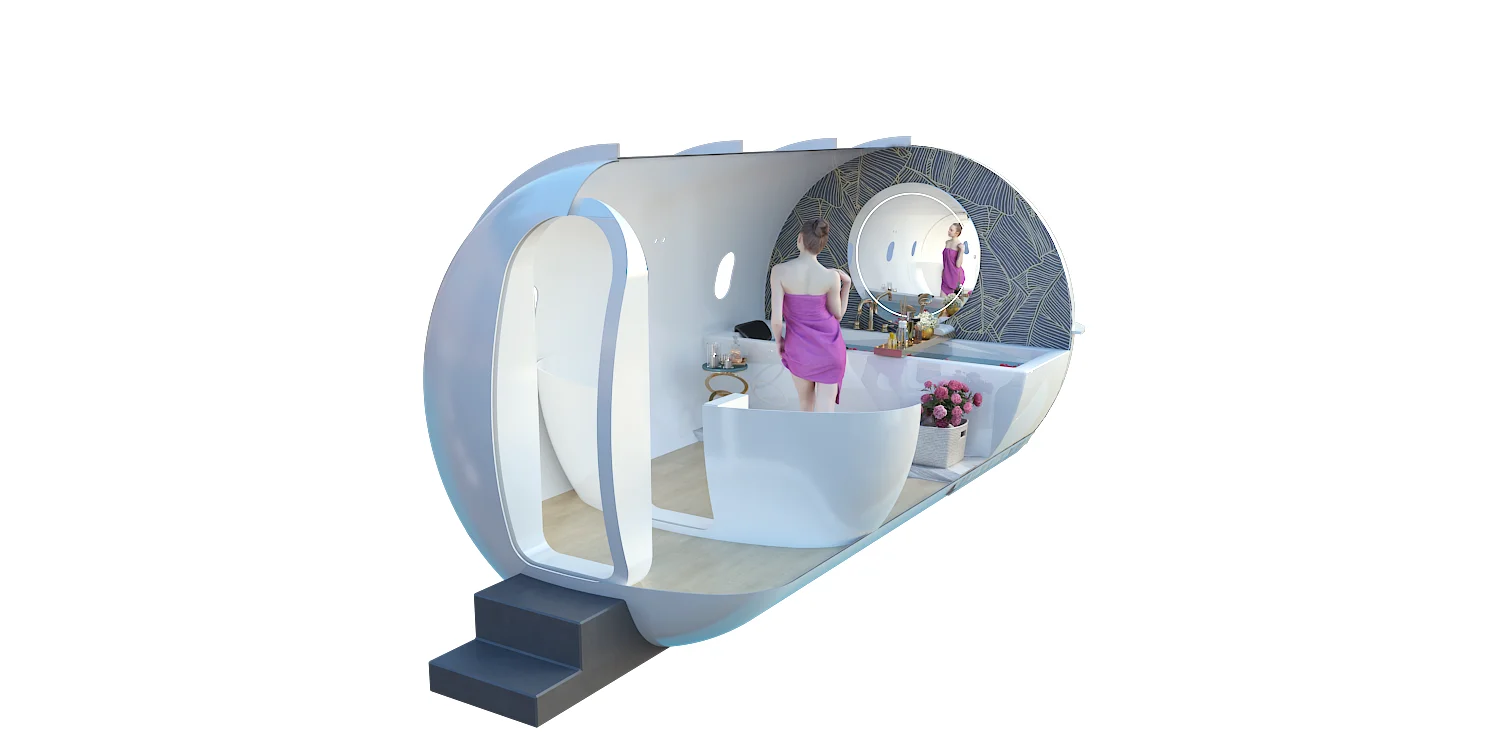 Chinese Manufacturer High Quality Hbot Hard Shell Packaging Sitting  Mild Hyperbaric Oxygen Chamber