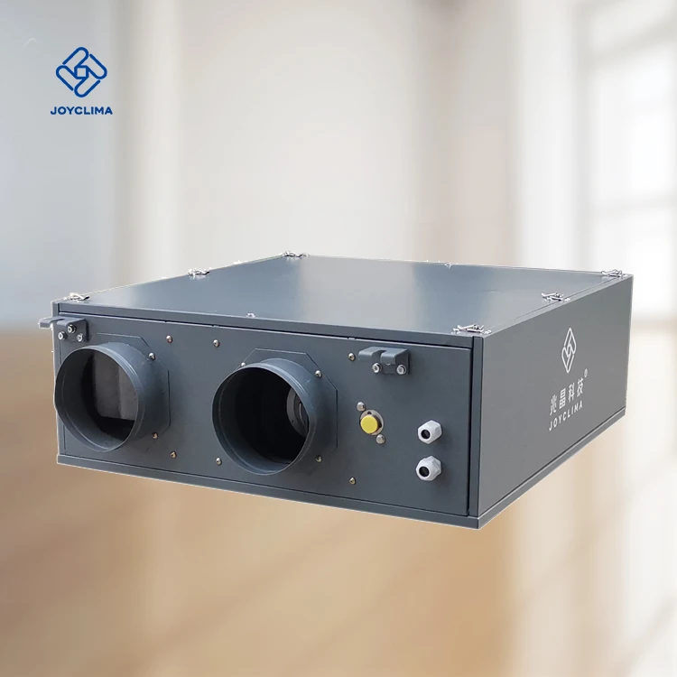 Intelligent 150m3/h air flow fresh air heat exchanger ventilators machine energy recovery kitchen ventilation
