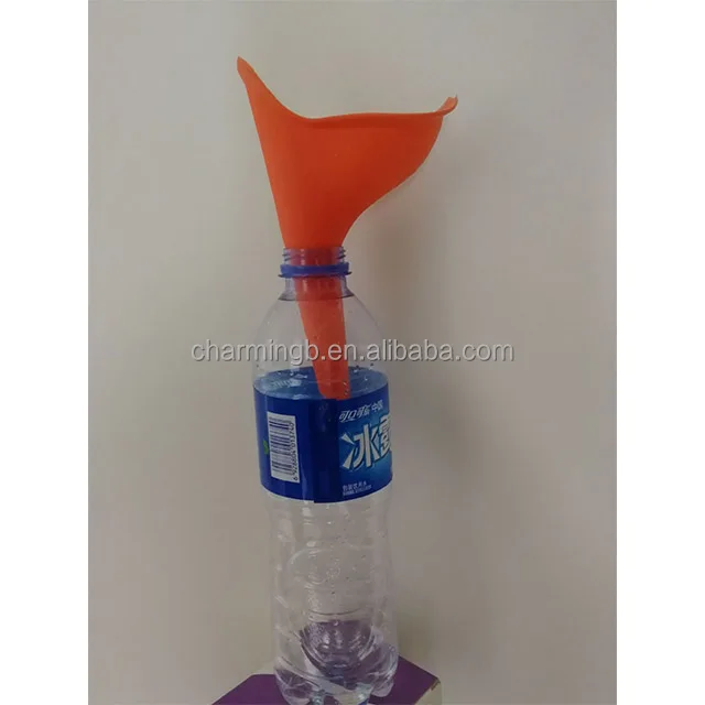 Silicone Portable Women Camping Urine Device Funnel Urinal Female Travel Urination Toilet Women Stand Up & Pee Soft