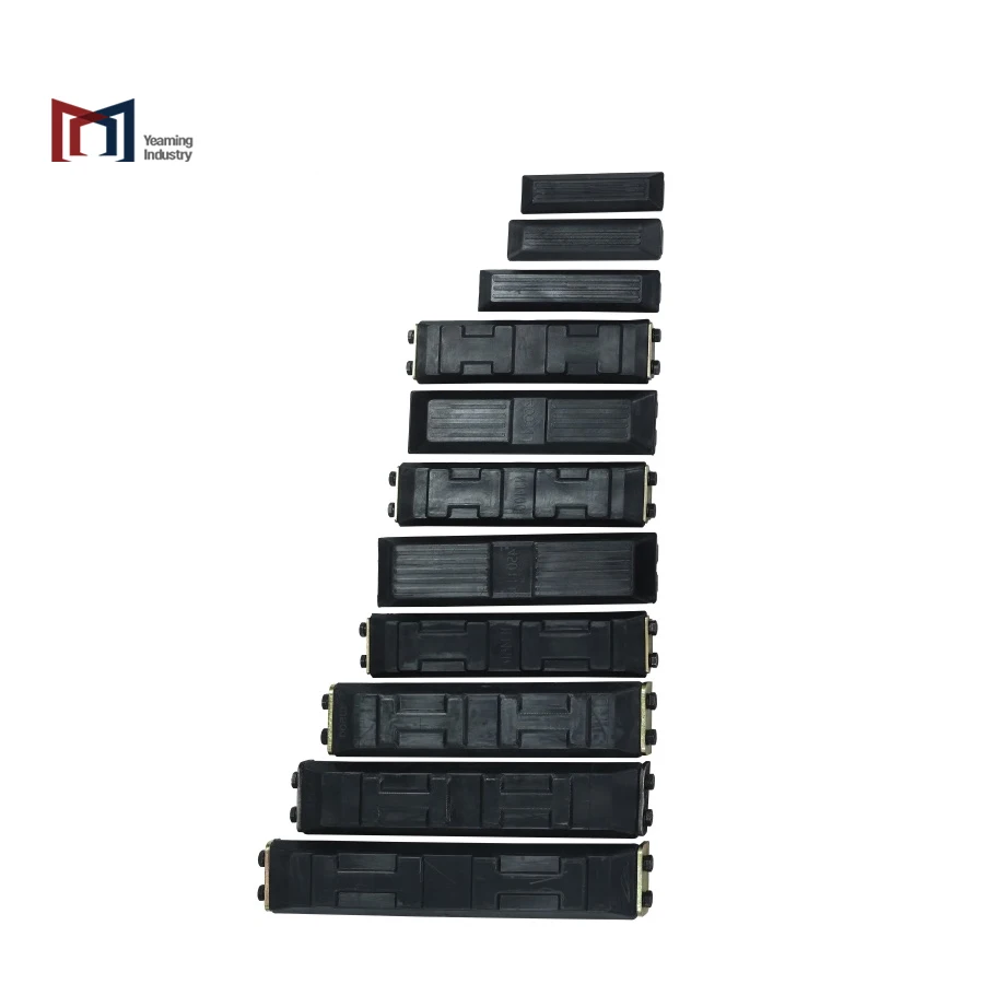 Excavator Spare Parts Rubber track Shoe PC200 EX200 SK200 CAT320 DX220 Dozer Rubber Track Pad For Caterpillar Komatsu