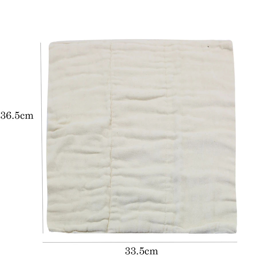 Elinfant Reusable Washable Unbleached 100% Cotton Prefold Baby Diaper Nappy Insert Wholesale