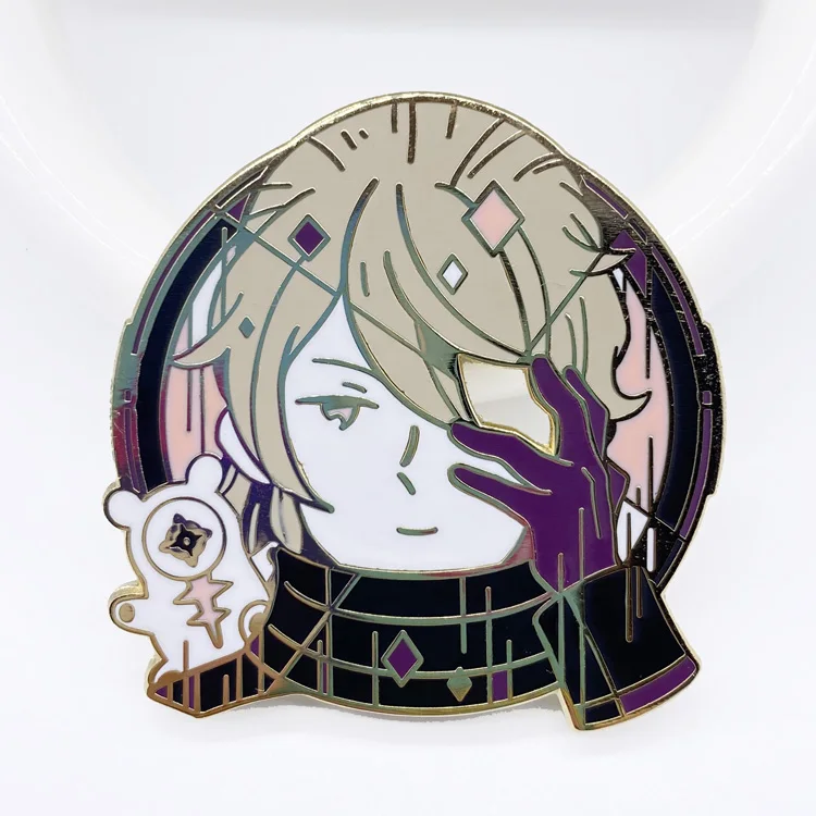 
Enamel pin manufactur custom cheap kpop hard enamel lapel pin 