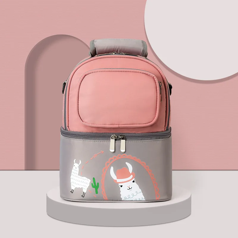 Hot Selling New Back Milk Bag Baby Diaper Bag Backpack Breast Milk Fresh-keeping Refrigerated Ice Pack Multifunctional