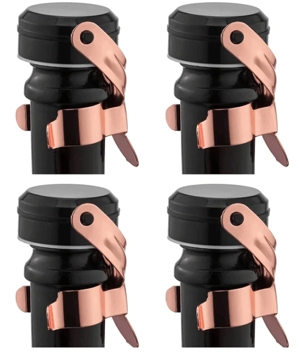 Professional Stainless Steel Bottle Sealer for Champagne Prosecco & Sparkling Wine, Champagne Saver Pl