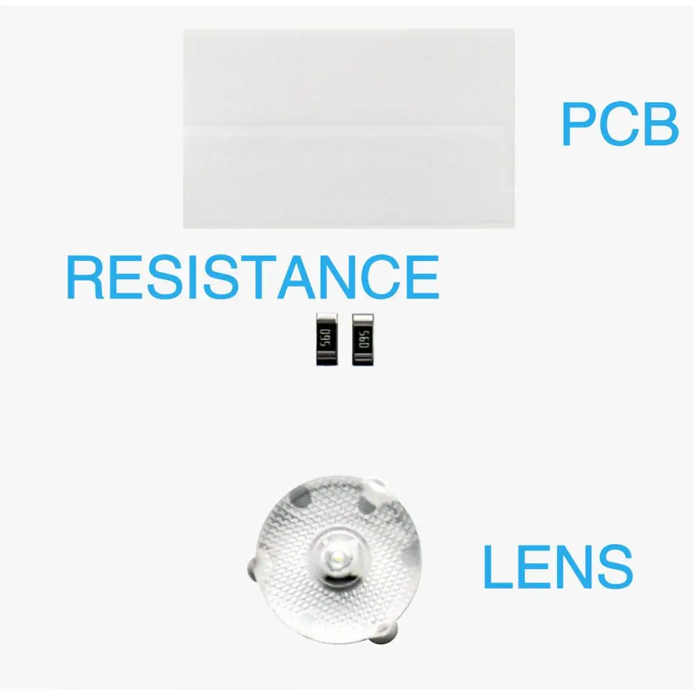 
TV panel light strips backlight strips 4CM light strip advertising led light bar 