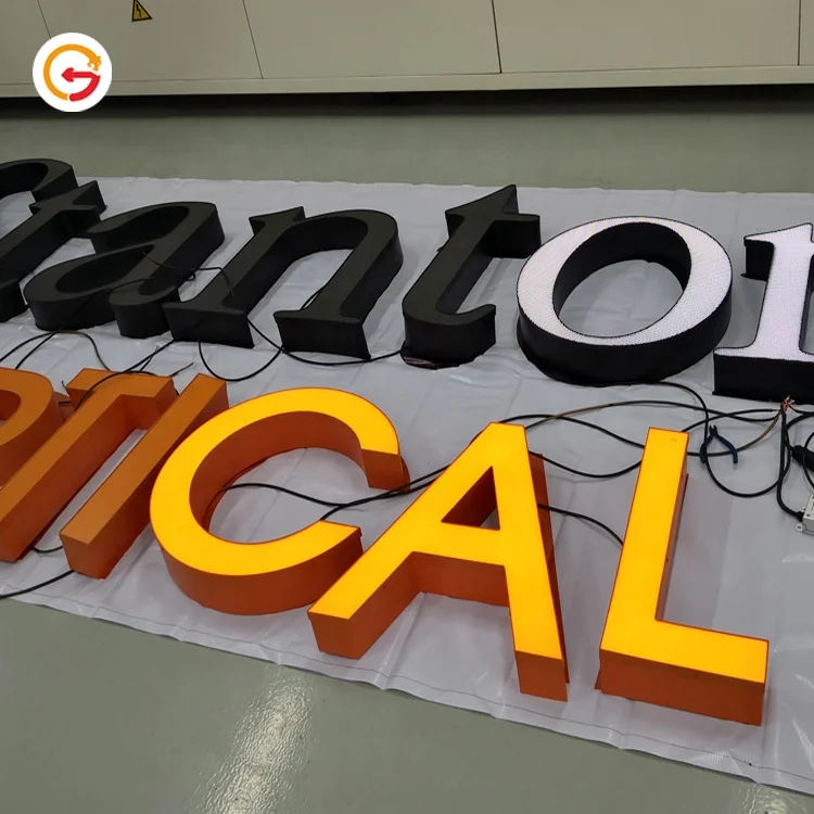 JAGUARSIGN Custom Illuminated Lighted Frontlit Logo Sign Shop 3D Led Channel Letters Advertising Barber Led Sign Manufacturer