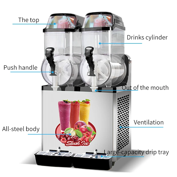 MK-SM212  wholesale juice freezer space granita slush machine rental spare parts