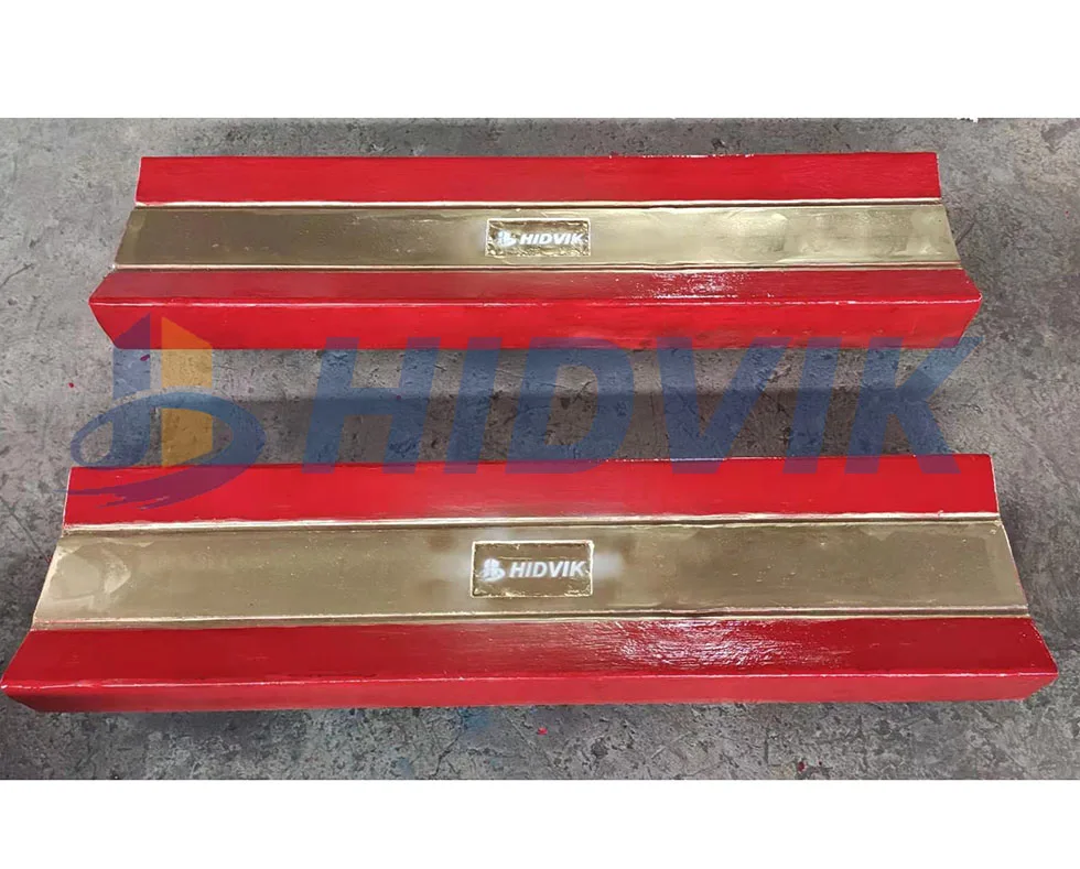 
Cr27 Cr26 impact crusher spare parts suitable for Kleemann MR110 MR122 MR130 blow bar for impact crushing 