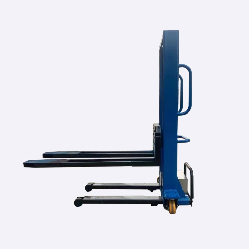 Semi electric / Full-electric Self Lifting Electric Stacker 500kg/1000kg Pallet self load stacker