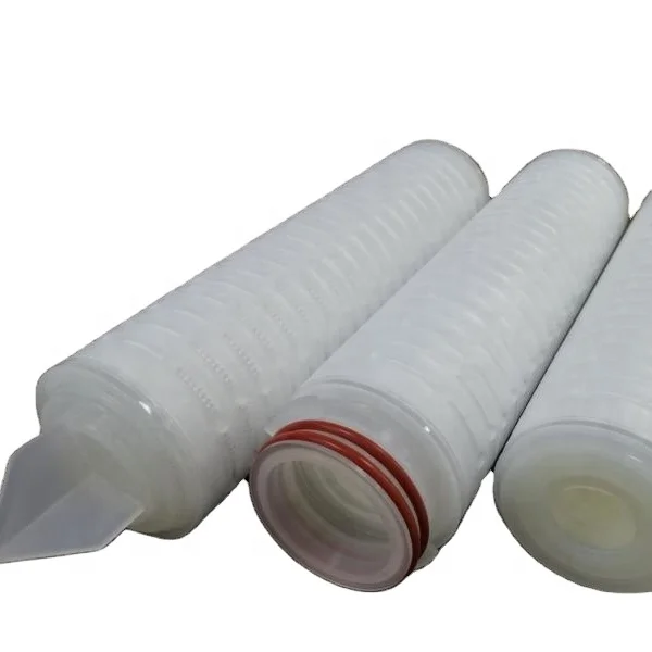 PP PES PTFE PVDF GF N6 N66 Pleated Filter Cartridge