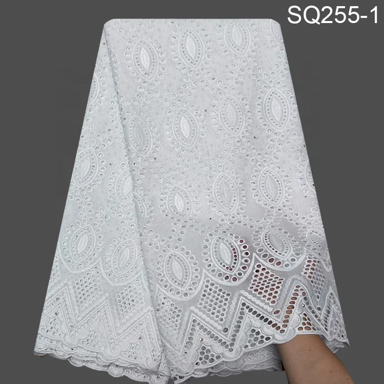 swiss lace fabric african swiss voile lace with beads and stones embroidery handcut lace for women american fabric