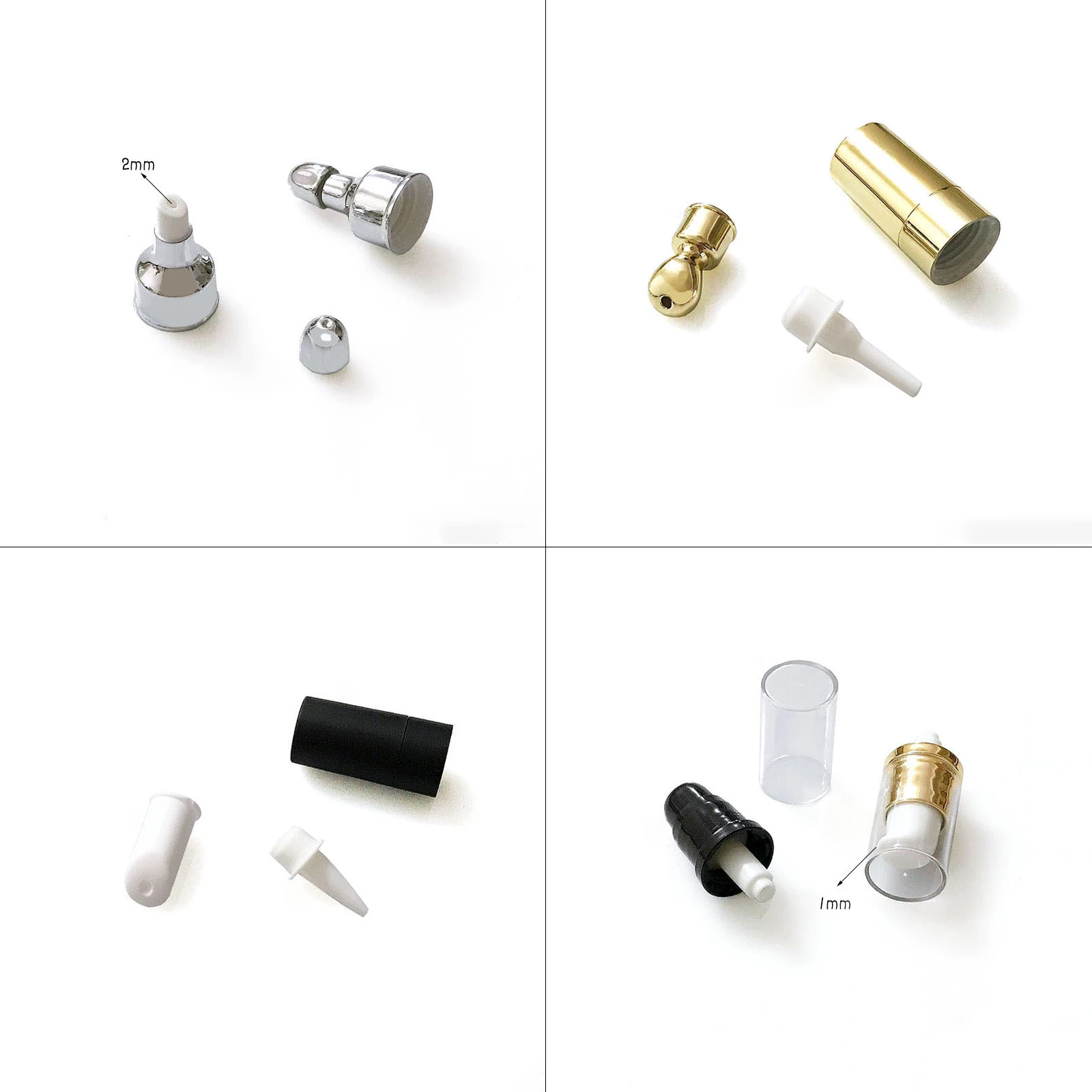 Apricot Color Frosted Lip Balm Tube 20g Matte Squeeze Cosmetic Packaging Tube 20ml Eye Cream Container With Massage Head