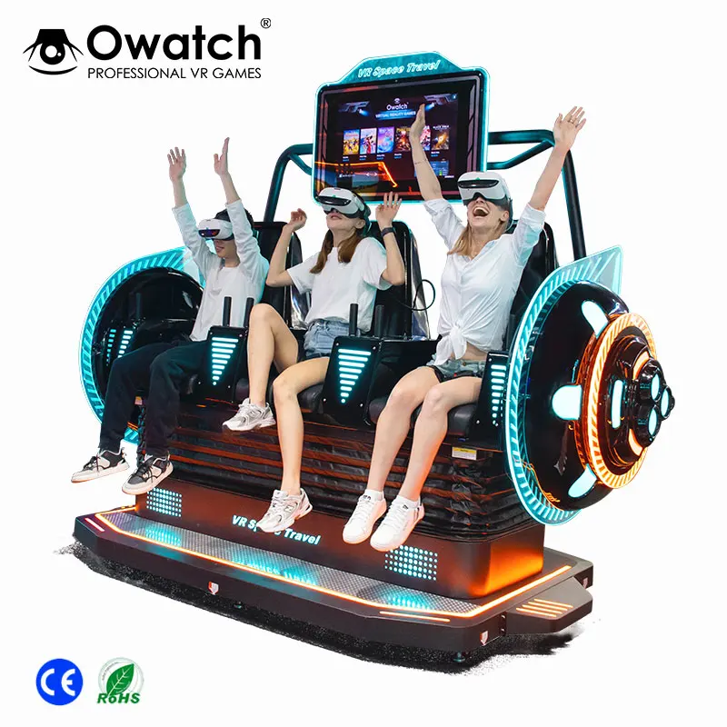 Новый 3dof динамический 3-местный VR Tank 9D симулятор виртуальной реальности игровой автомат оборудование для тематического парка