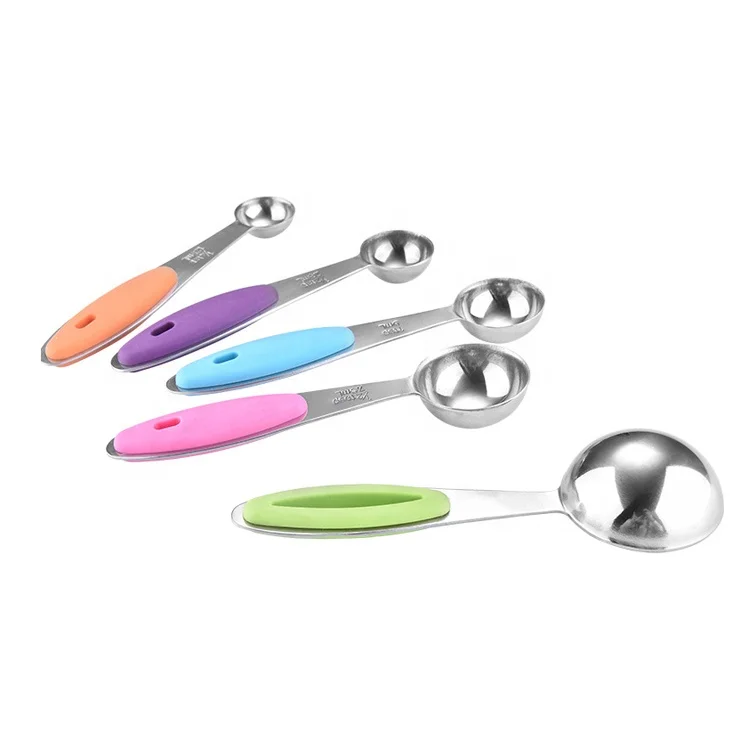 
Household Popular Stainless Steel Coffee Measuring Spoon Easy Cleaning Sugar Measuring Spoon 